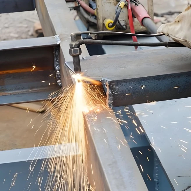 Lattice Column Welding Processing
